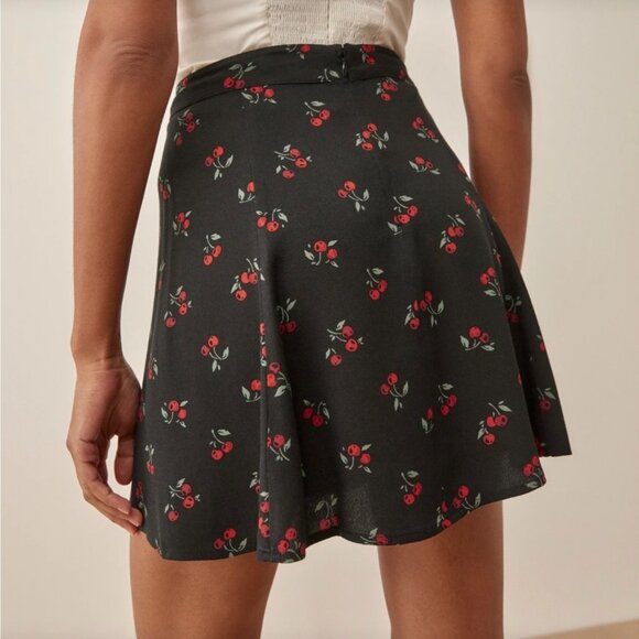 Reformation Dresses & Skirts - Reformation Cherry mini skirt